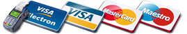aceptamos tarjetas de credito